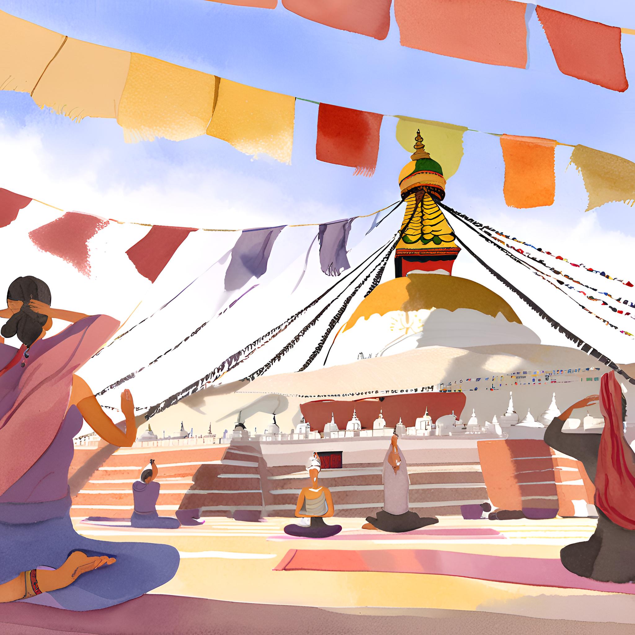 Mindfulness backdrop